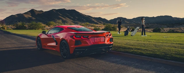 Red Chevrolet Corvette